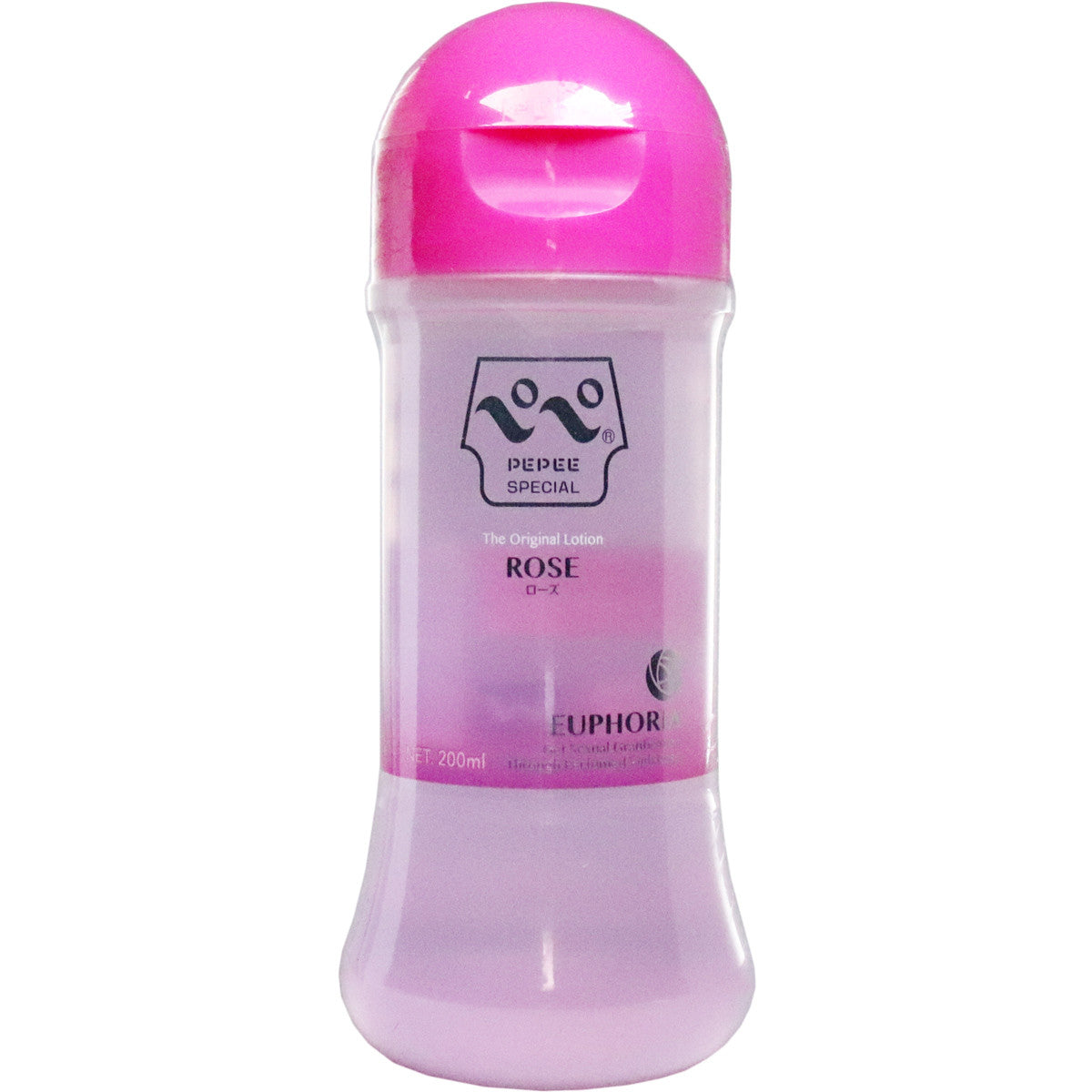 PEPEE 特別版 玫瑰 按摩乳液 200mL【避孕用品・潤滑劑】 品牌名稱：World Kogei有限公司  PEPEE Special Rose Massage Lotion 200mL [Contraceptive Device & Lubricant] Brand Name: World Kogei Co., Ltd.
