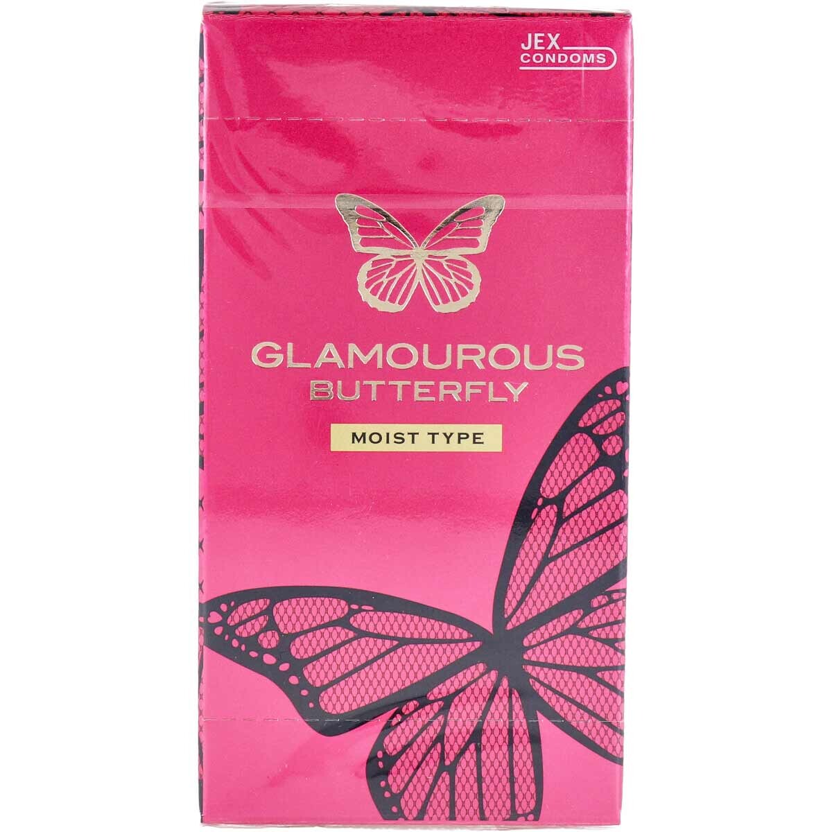 JEX Glamorous Butterfly 濕潤 避孕套 6個裝【避孕用品・潤滑劑】 品牌名稱JEX株式會社  Glamorous Butterfly Moist Condoms, 6 pieces [Contraceptive Device & Lubricant] Brand Name: JEX Co., Ltd.