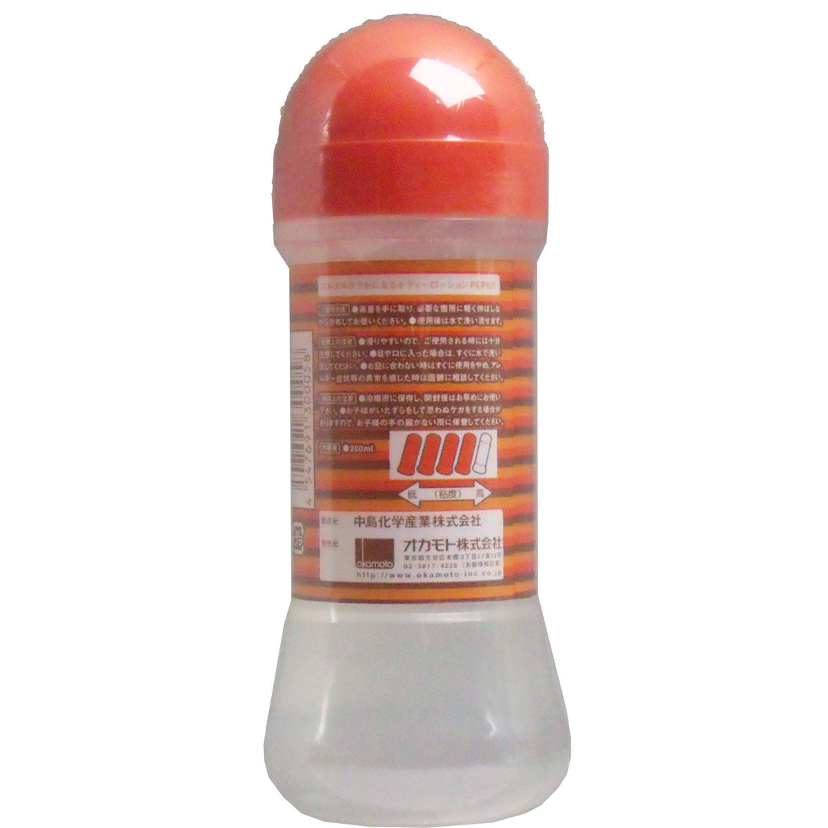 PEPEE 身體潤膚乳液 200mL【避孕用品・潤滑劑】 品牌名稱：岡本株式會社  PEPEE Body Lotion 200mL [Contraceptive Device & Lubricant] Brand Name: Okamoto Co., Ltd.